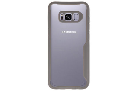 BAOHU Grijs Focus Transparant Hard Cases - Hoesje Geschikt voor Samsung Galaxy S8