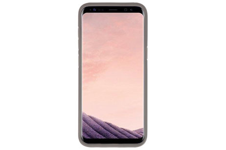 BAOHU Grijs Focus Transparant Hard Cases - Hoesje Geschikt voor Samsung Galaxy S8