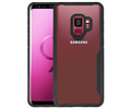 BAOHU Zwart Focus Transparant Hard Cases - Hoesje Geschikt voor Samsung Galaxy S9