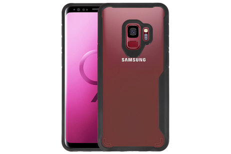 BAOHU Zwart Focus Transparant Hard Cases - Hoesje Geschikt voor Samsung Galaxy S9