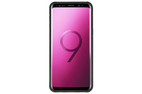 BAOHU Zwart Focus Transparant Hard Cases - Hoesje Geschikt voor Samsung Galaxy S9