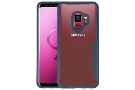 BAOHU Navy Focus Transparant Hard Cases - Hoesje Geschikt voor Samsung Galaxy S9