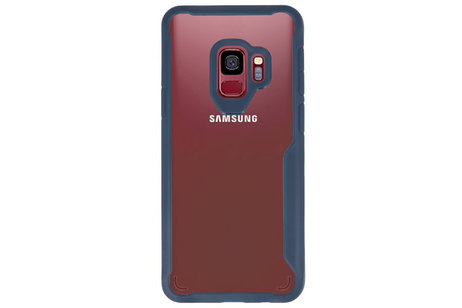 BAOHU Navy Focus Transparant Hard Cases - Hoesje Geschikt voor Samsung Galaxy S9