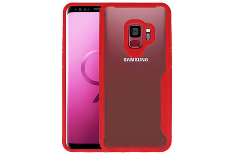 Rood Focus Transparant Hard Cases voor Samsung Galaxy S9