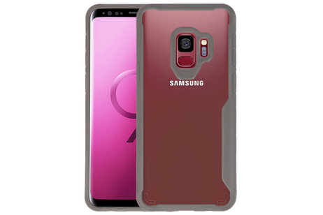 BAOHU Grijs Focus Transparant Hard Cases - Hoesje Geschikt voor Samsung Galaxy S9