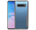 BAOHU Grijs Focus Transparant Hard Cases - Hoesje Geschikt voor Samsung Galaxy S10