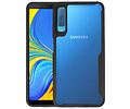 BAOHU Zwart Focus Transparant Hard Cases - Hoesje Geschikt voor Samsung Galaxy A7 2018