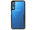 BAOHU Zwart Focus Transparant Hard Cases - Hoesje Geschikt voor Samsung Galaxy A7 2018