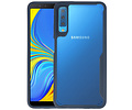 Navy Focus Transparant Hard Cases voor Samsung Galaxy A7 2018