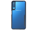 Navy Focus Transparant Hard Cases voor Samsung Galaxy A7 2018