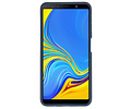 Navy Focus Transparant Hard Cases voor Samsung Galaxy A7 2018