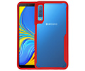 BAOHU Rood Focus Transparant Hard Cases - Hoesje Geschikt voor Samsung Galaxy A7 2018