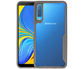 BAOHU Grijs Focus Transparant Hard Cases - Hoesje Geschikt voor Samsung Galaxy A7 2018