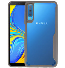 BAOHU Grijs Focus Transparant Hard Cases Samsung Galaxy A7 2018