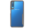 BAOHU Grijs Focus Transparant Hard Cases - Hoesje Geschikt voor Samsung Galaxy A7 2018
