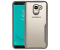 BAOHU Grijs Focus Transparant Hard Cases - Hoesje Geschikt voor Samsung Galaxy J6