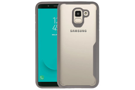Grijs Focus Transparant Hard Cases Samsung Galaxy J6