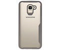 BAOHU Grijs Focus Transparant Hard Cases - Hoesje Geschikt voor Samsung Galaxy J6