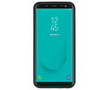 BAOHU Zwart Focus Transparant Hard Cases - Hoesje Geschikt voor Samsung Galaxy J6
