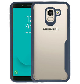 BAOHU Navy Focus Transparant Hard Cases Samsung Galaxy J6