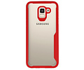 Rood Focus Transparant Hard Cases Samsung Galaxy J6