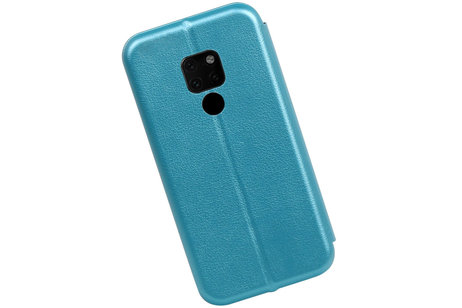 Slim Folio Case - Book Case Telefoonhoesje - Folio Flip Hoesje - Geschikt voor Huawei Mate 20 - Blauw