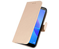 BAOHU Hoesje Geschikt voor de Huawei Y5 Lite 2018 - Kaarthouder Book Case Telefoonhoesje - Goud