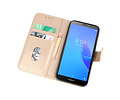 BAOHU Hoesje Geschikt voor de Huawei Y5 Lite 2018 - Kaarthouder Book Case Telefoonhoesje - Goud