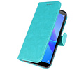BAOHU Hoesje Geschikt voor de Huawei Y5 Lite 2018 - Kaarthouder Book Case Telefoonhoesje - Groen