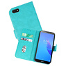 BAOHU Huawei Y5 Lite 2018 Hoesje Kaarthouder Book Case Telefoonhoesje Groen