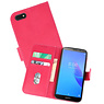 BAOHU Huawei Y5 Lite 2018 Hoesje Kaarthouder Book Case Telefoonhoesje Roze