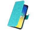 BAOHU Hoesje Geschikt voor de Samsung Galaxy S10e - Kaarthouder Book Case Telefoonhoesje - Groen