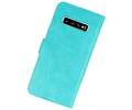 Samsung Galaxy S10 Plus Hoesje Kaarthouder Book Case Telefoonhoesje Groen