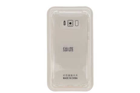 Schokbestendig Back Cover Hoesje - Shockproof Telefoonhoesje -  Geschikt voor  Samsung Galaxy S10e - Transparant