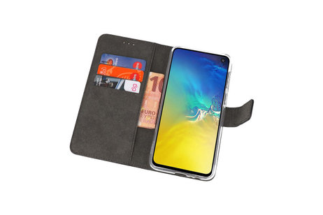 BAOHU Booktype Telefoonhoesjes - Bookcase Hoesje - Wallet Case -  Geschikt voor Samsung Galaxy S10e - Zwart