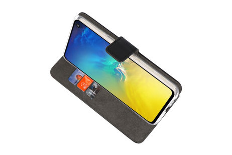 BAOHU Booktype Telefoonhoesjes - Bookcase Hoesje - Wallet Case -  Geschikt voor Samsung Galaxy S10e - Zwart
