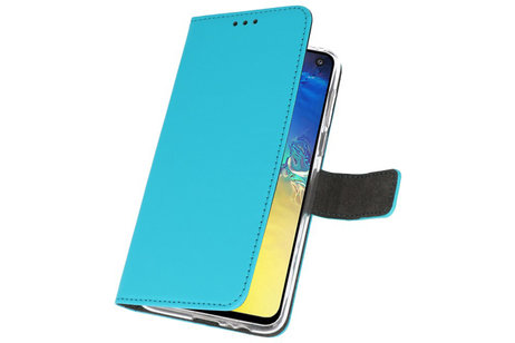 Booktype Telefoonhoesjes - Bookcase Hoesje - Wallet Case -  Geschikt voor Samsung Galaxy S10e - Blauw