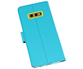 Booktype Telefoonhoesjes - Bookcase Hoesje - Wallet Case -  Geschikt voor Samsung Galaxy S10e - Blauw