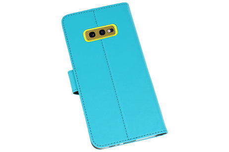 Booktype Telefoonhoesjes - Bookcase Hoesje - Wallet Case -  Geschikt voor Samsung Galaxy S10e - Blauw