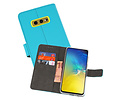 Booktype Telefoonhoesjes - Bookcase Hoesje - Wallet Case -  Geschikt voor Samsung Galaxy S10e - Blauw