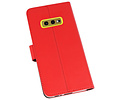 BAOHU Booktype Telefoonhoesjes - Bookcase Hoesje - Wallet Case -  Geschikt voor Samsung Galaxy S10e - Rood
