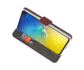 BAOHU Booktype Telefoonhoesjes - Bookcase Hoesje - Wallet Case -  Geschikt voor Samsung Galaxy S10e - Bruin