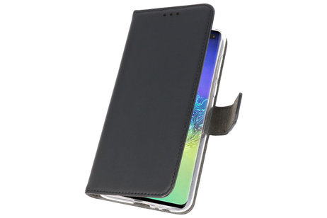 BAOHU Booktype Telefoonhoesjes - Bookcase Hoesje - Wallet Case -  Geschikt voor Samsung Galaxy S10 Plus - Zwart