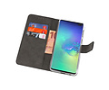 BAOHU Booktype Telefoonhoesjes - Bookcase Hoesje - Wallet Case -  Geschikt voor Samsung Galaxy S10 Plus - Zwart