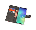 Booktype Telefoonhoesjes - Bookcase Hoesje - Wallet Case -  Geschikt voor Samsung Galaxy S10 Plus - Bruin