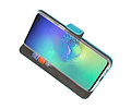 BAOHU Booktype Telefoonhoesjes - Bookcase Hoesje - Wallet Case -  Geschikt voor Samsung Galaxy S10 Plus - Blauw