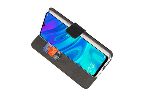 BAOHU Booktype Telefoonhoesjes - Bookcase Hoesje - Wallet Case -  Geschikt voor Huawei P Smart 2019 - Zwart