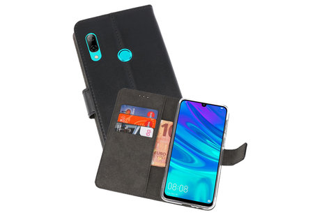 Booktype Telefoonhoesjes - Bookcase Hoesje - Wallet Case -  Geschikt voor Huawei P Smart 2019 - Zwart