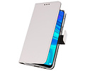 BAOHU Booktype Telefoonhoesjes - Bookcase Hoesje - Wallet Case -  Geschikt voor Huawei P Smart 2019 - Wit
