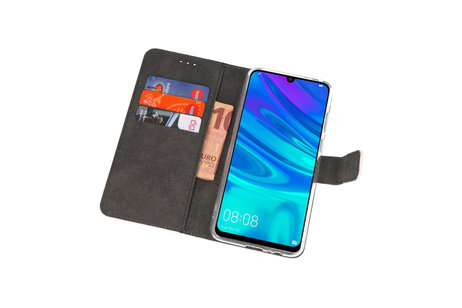 BAOHU Booktype Telefoonhoesjes - Bookcase Hoesje - Wallet Case -  Geschikt voor Huawei P Smart 2019 - Wit